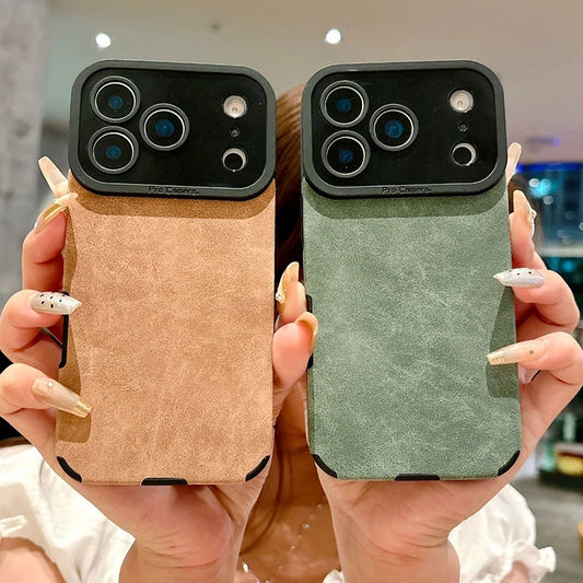 Leather Shockproof Case For iPhone