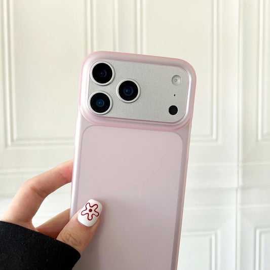 Transparent Candy Color Case For iPhone