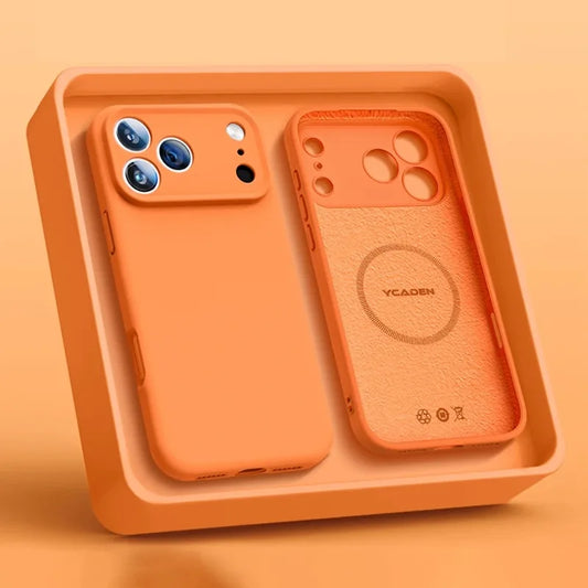 Silicone Magnetic Case For iPhone