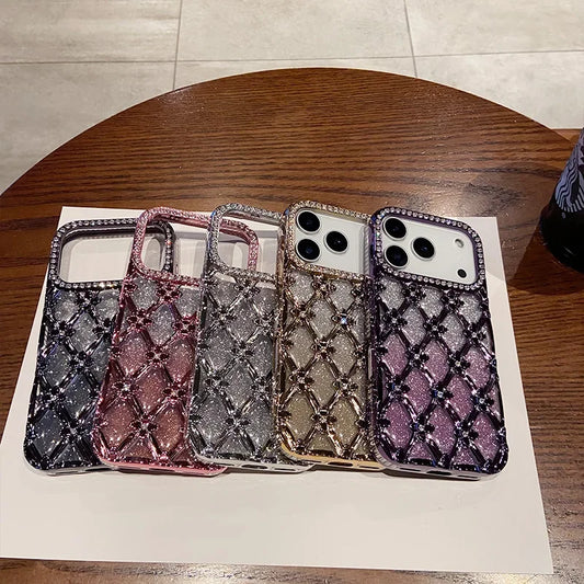 Glitter Diamond Gold Case for IPhone