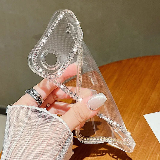 Silicone Diamond Phone Cases For iPhone